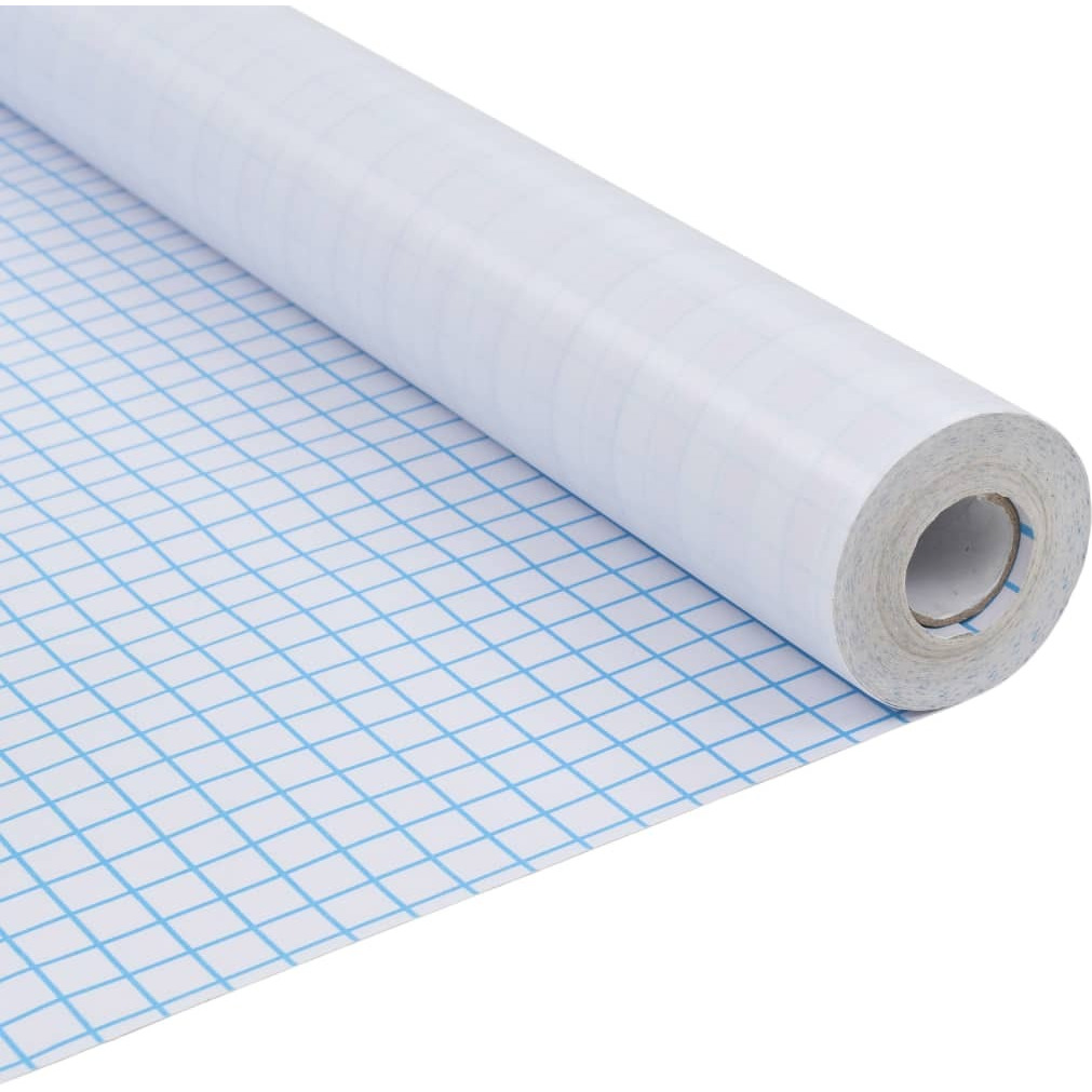 vidaXL Frosted Privacy Window Film Adhesive Stripes 3'x32.8'