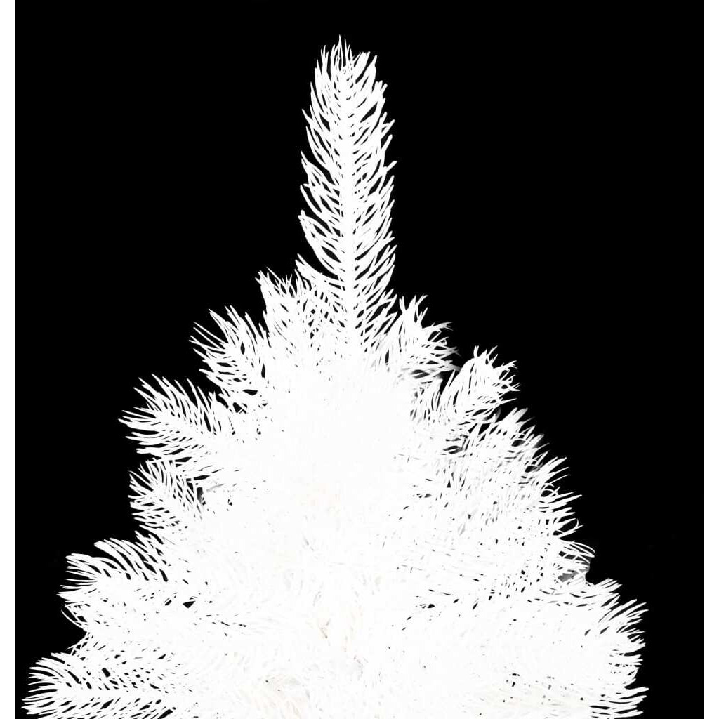 vidaXL Artificial Christmas Tree Lifelike Needles White 6 ft