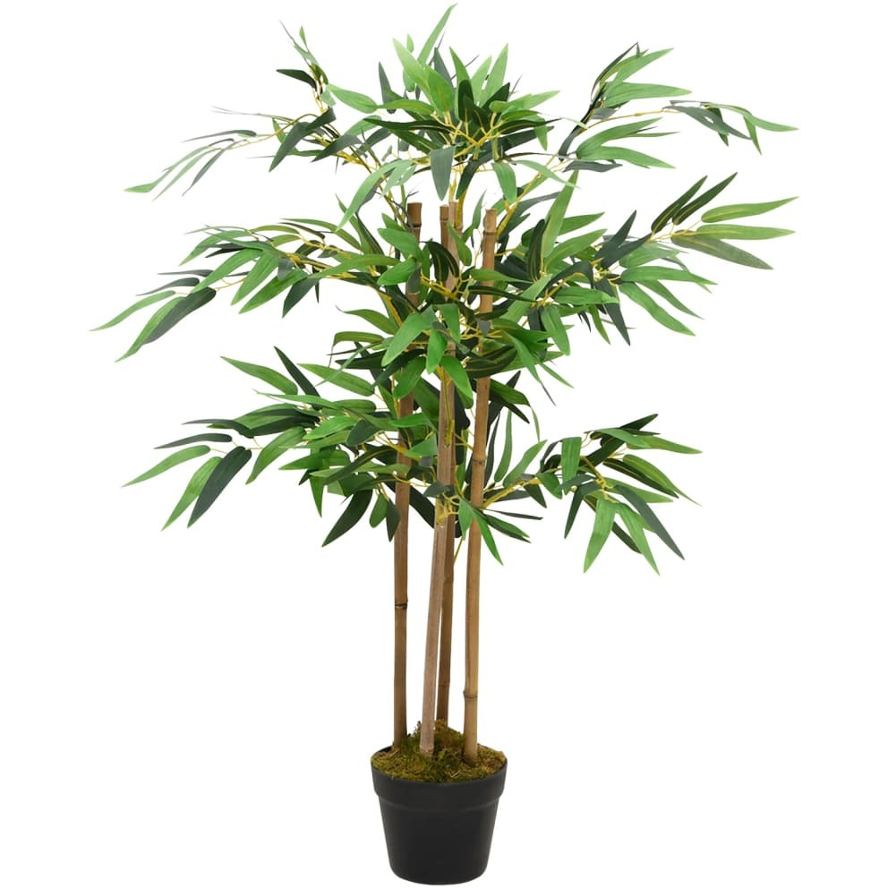 vidaXL Artificial Bamboo Plant Twiggy with Pot 35.4"