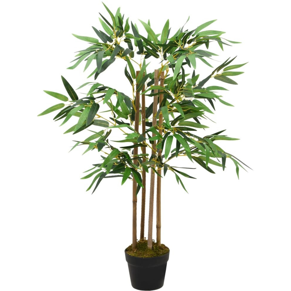 vidaXL Artificial Bamboo Plant Twiggy with Pot 35.4"