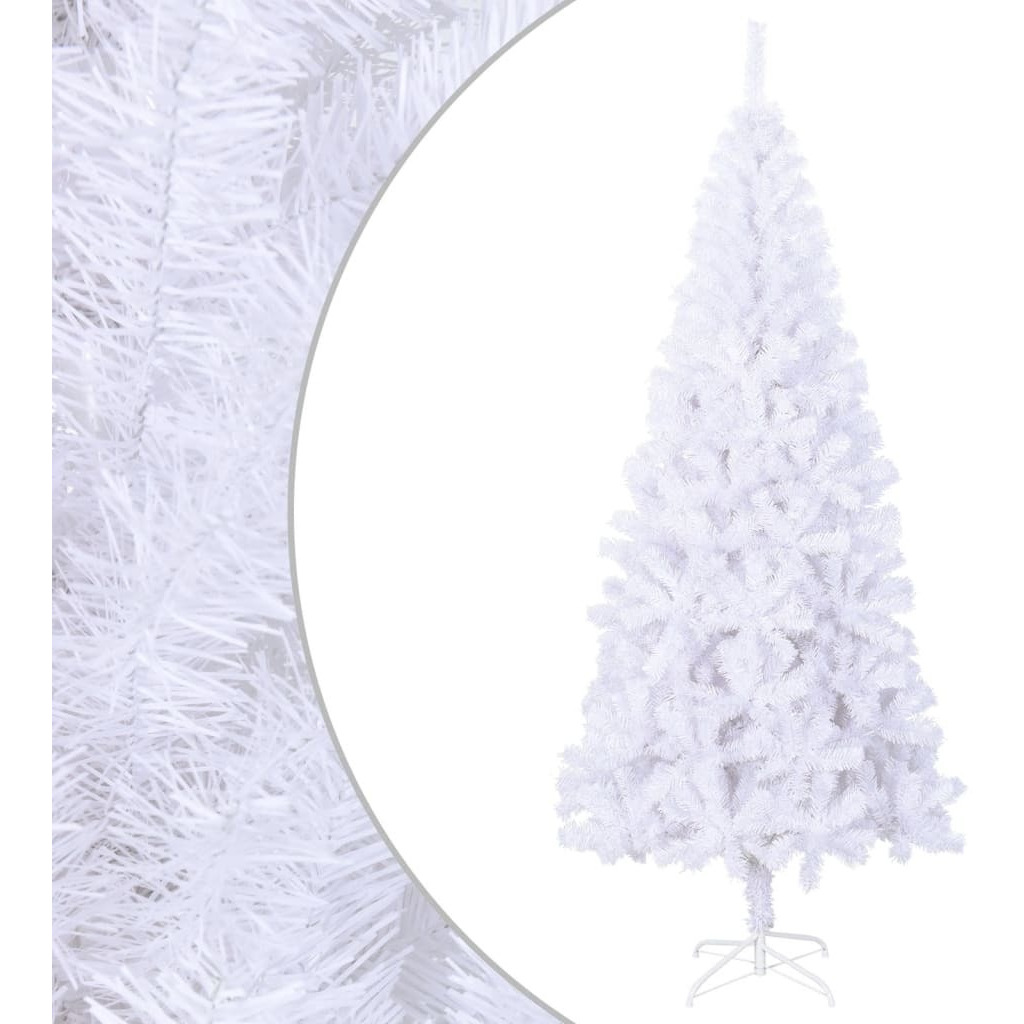 vidaXL Artificial Christmas Tree with Steel Stand 7 ft 910 Branches