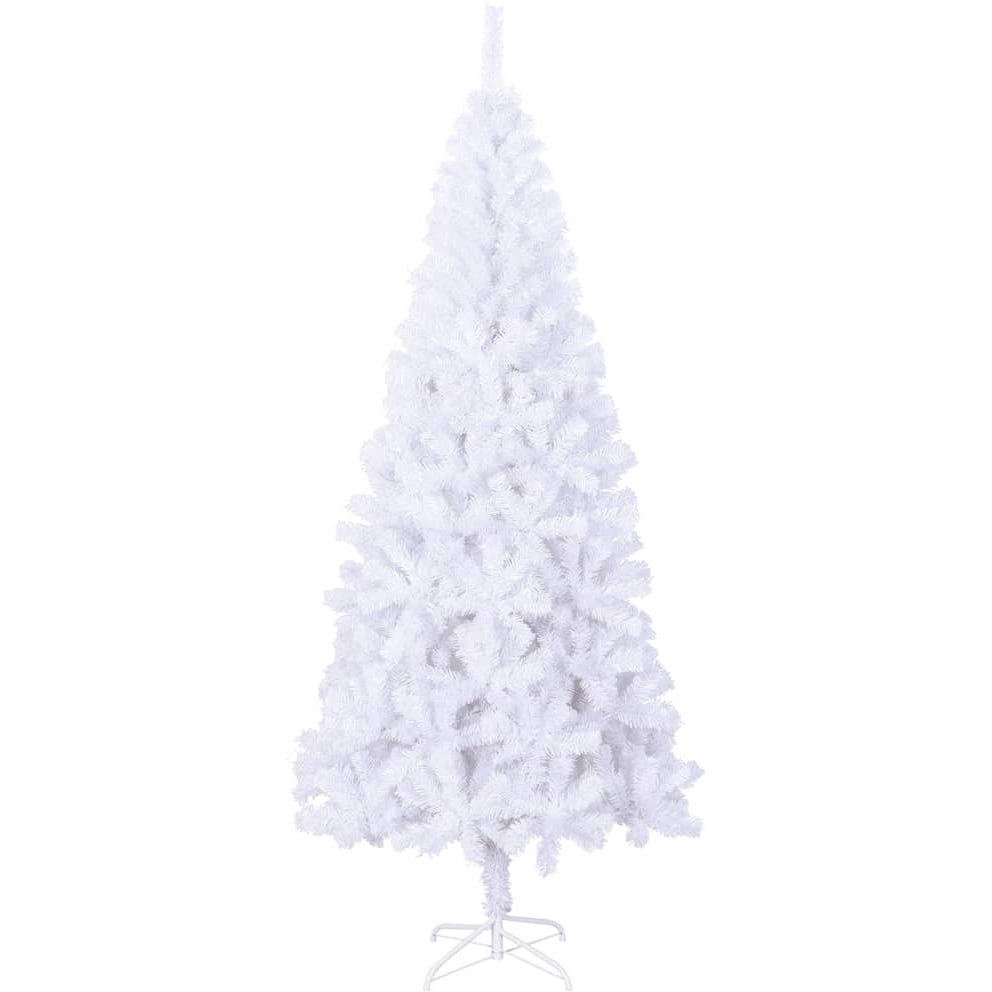 vidaXL Artificial Christmas Tree with Steel Stand 7 ft 910 Branches