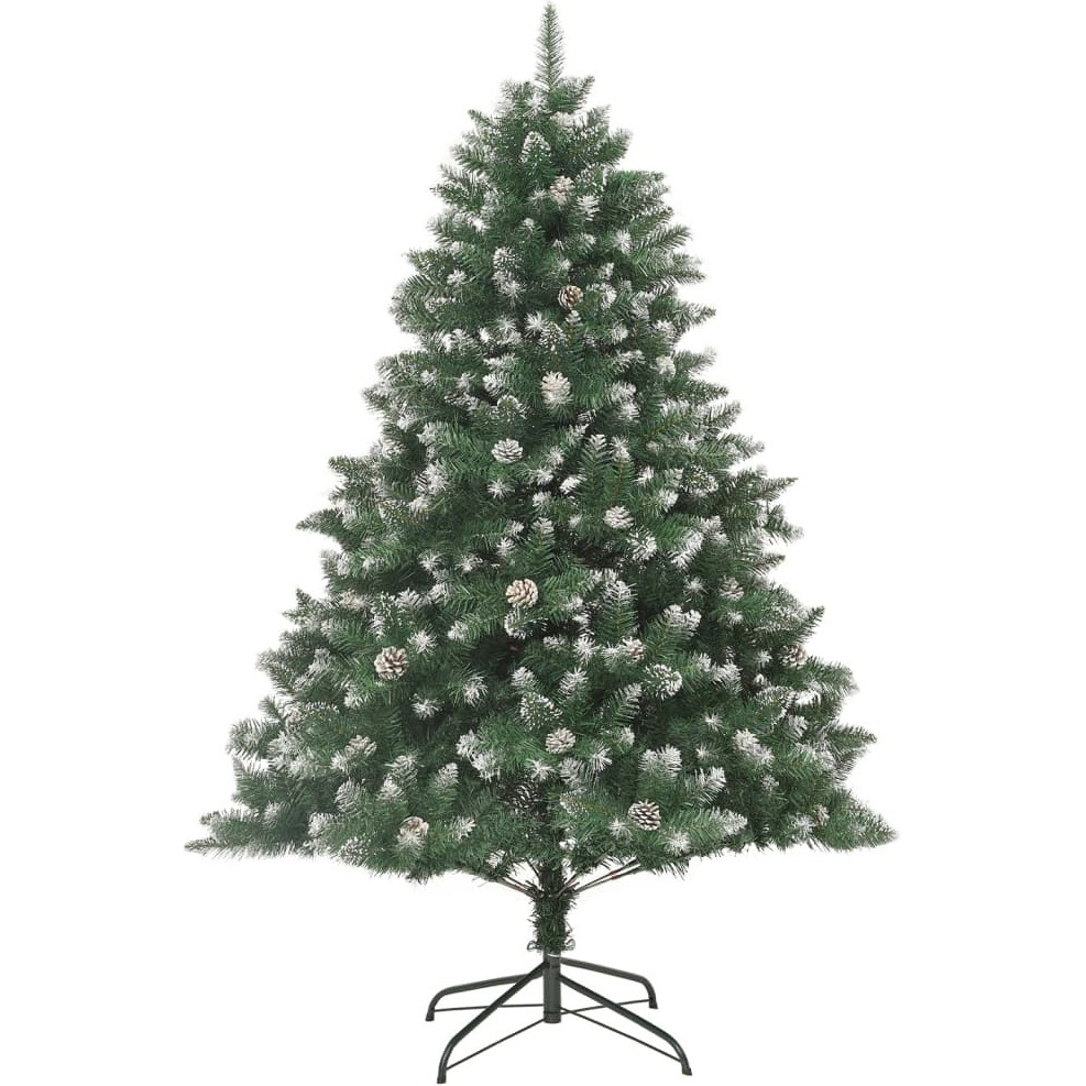 vidaXL Artificial Christmas Tree with Stand 70.9" PVC