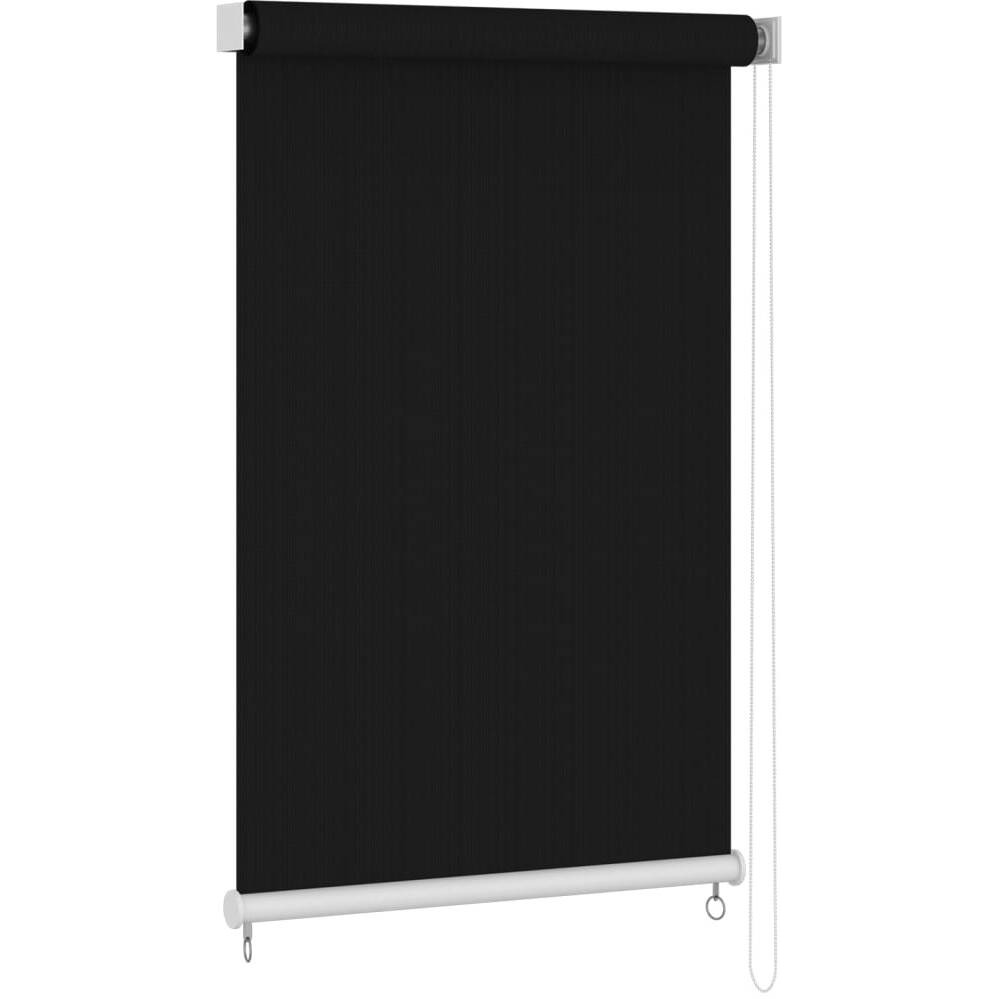 vidaXL Outdoor Roller Blind 70.9&quotx90.6" Black
