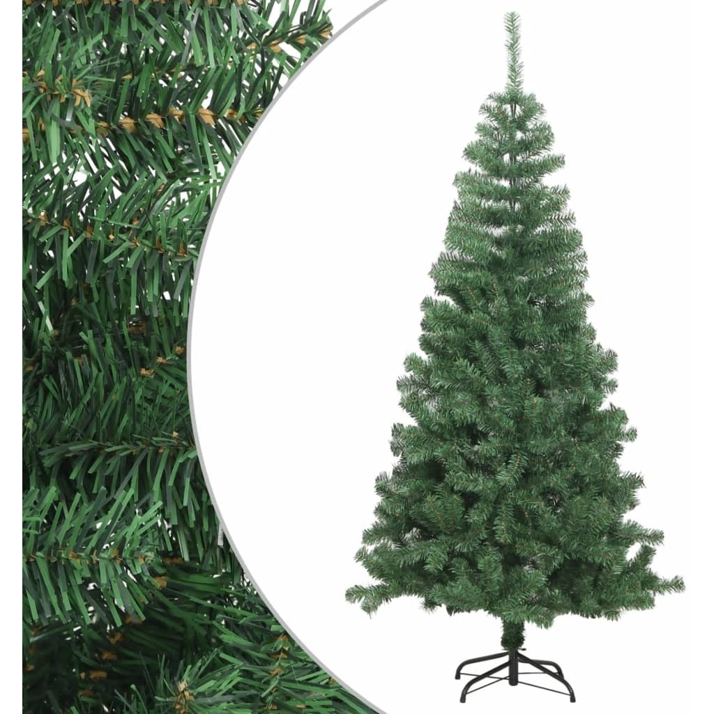 vidaXL Artificial Christmas Tree L 8 ft Green