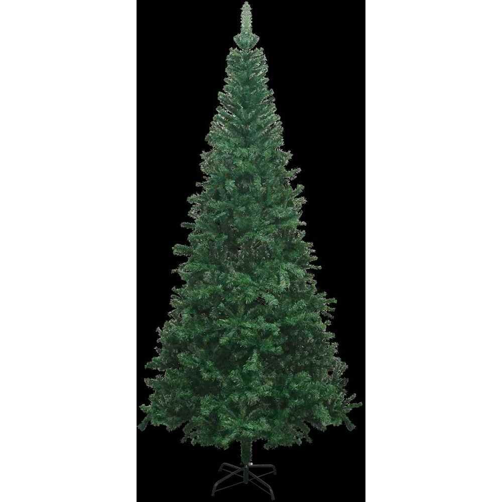vidaXL Artificial Christmas Tree with LEDs&Ball Set L 94.5" Green