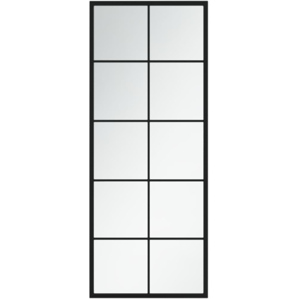 vidaXL Wall Mirror Black 39.4&quotx15.7" Metal
