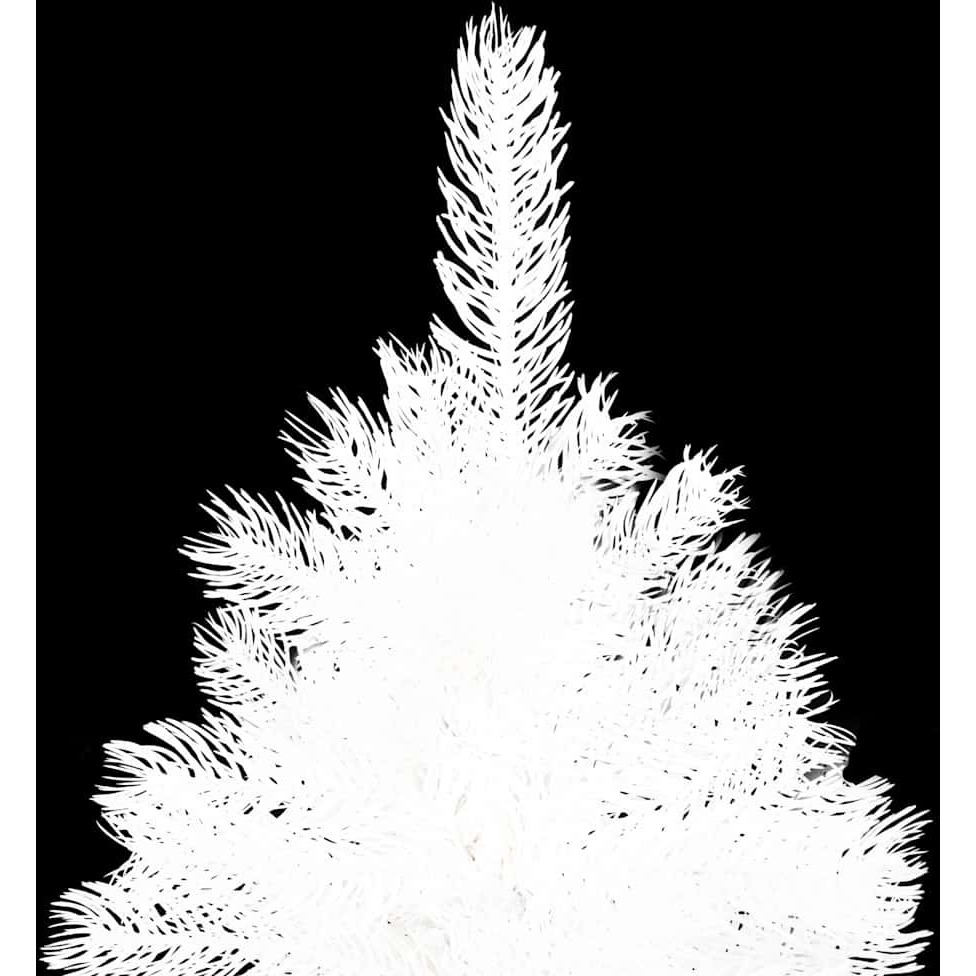 vidaXL Artificial Christmas Tree with LEDs&Ball Set White 94.5"