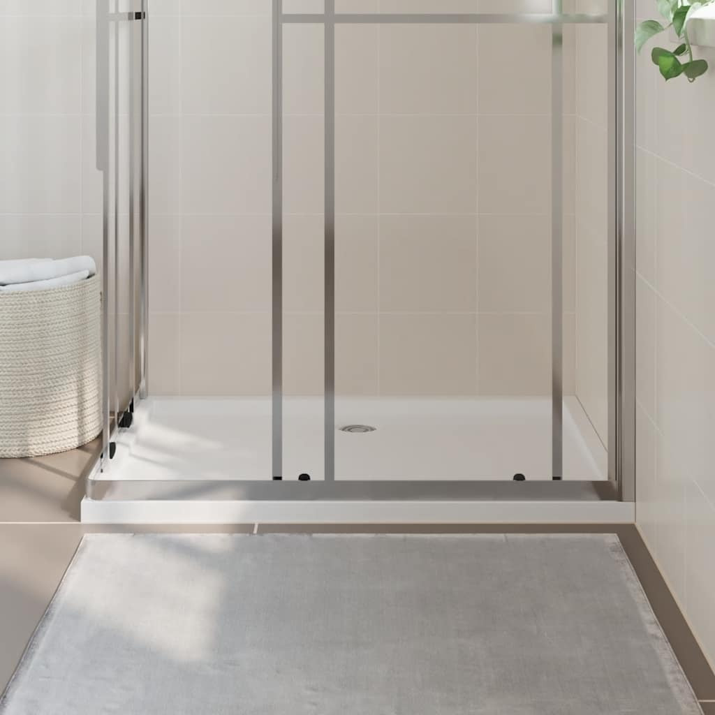 vidaXL Rectangular ABS Shower Base Tray White 31.5&quotx43.3"