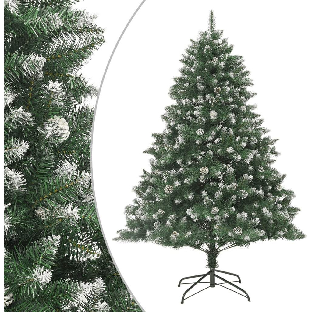 vidaXL Artificial Christmas Tree with Stand 82.7" PVC