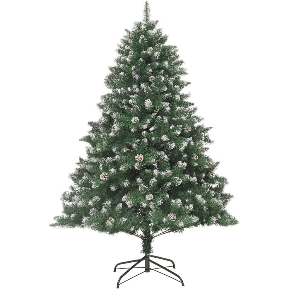 vidaXL Artificial Christmas Tree with Stand 82.7" PVC