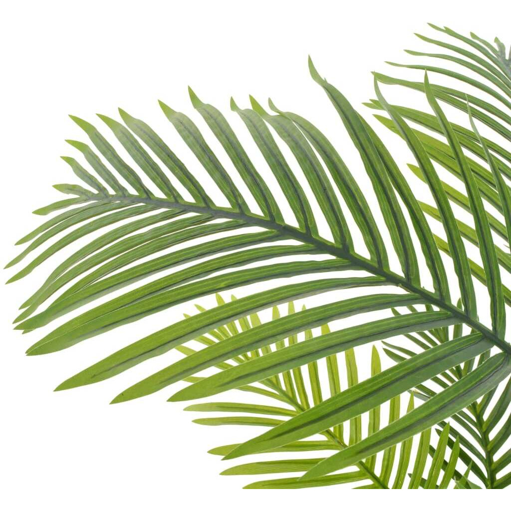 vidaXL Artificial Plant Palm with Pot Green 47.2"