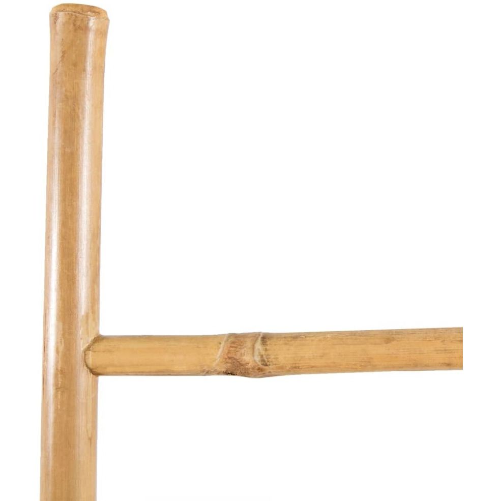 vidaXL Towel Ladder with 5 Rungs Bamboo 59"