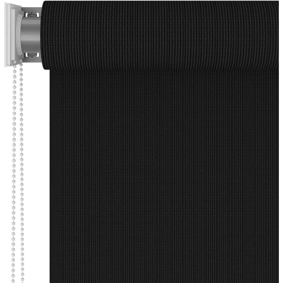 vidaXL Outdoor Roller Blind 63&quotx90.6" Black