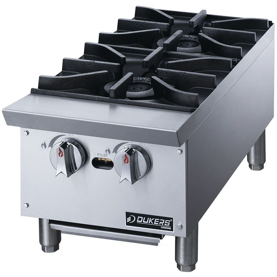 Commercial Gas Hotplate Cooktop in Stainless Steel with Two Lift-Off Burner Hot Plate(D0102HXZHDJ.)