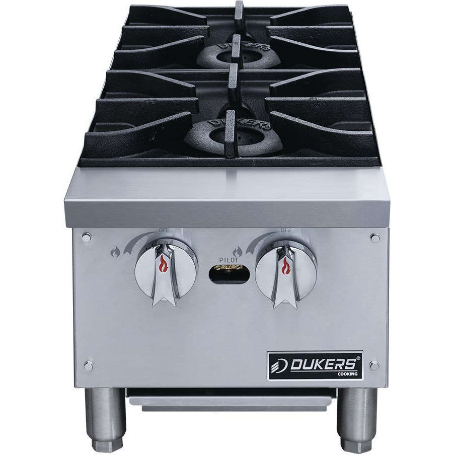 Commercial Gas Hotplate Cooktop in Stainless Steel with Two Lift-Off Burner Hot Plate(D0102HXZHDJ.)