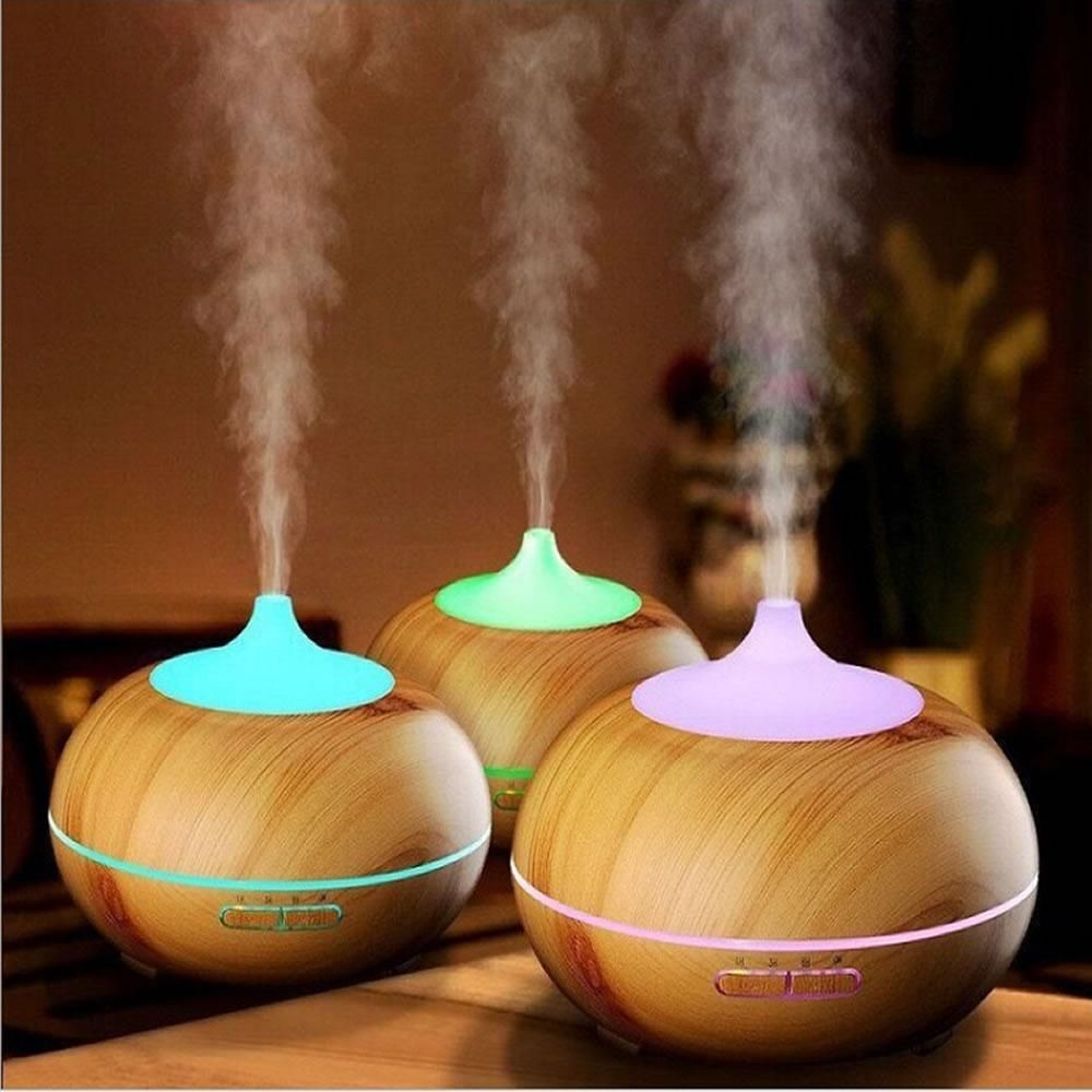 Mistyrious Essential Oil Humidifier Natural Oak Design With Easy Remote(D0102HEYJTY.)