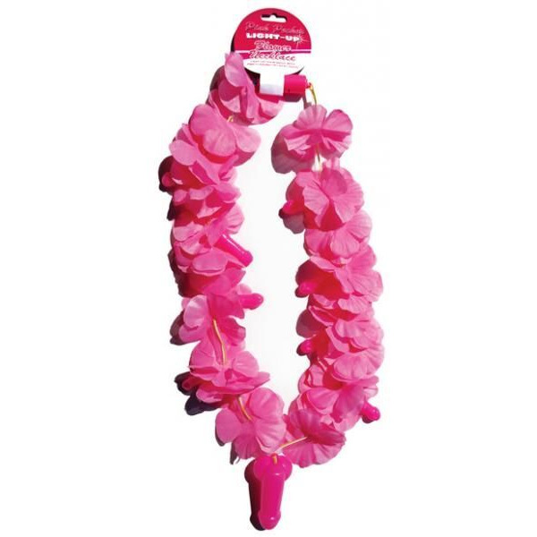Pink Light Up Flower Pecker Necklace(D0102H5GWU7.)