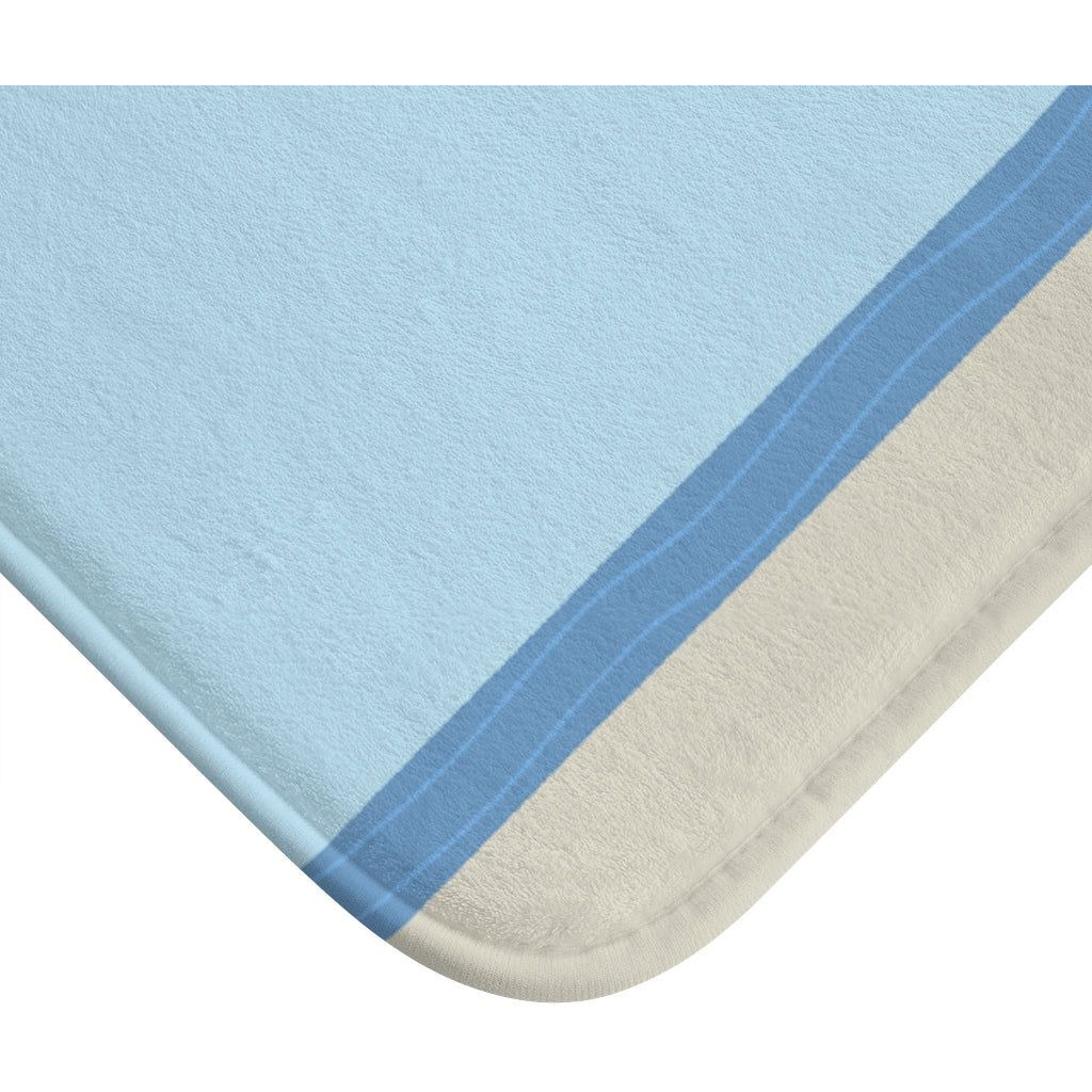 Sail Boat in the Ocean Bath Mat(D0102HPKWYA.)