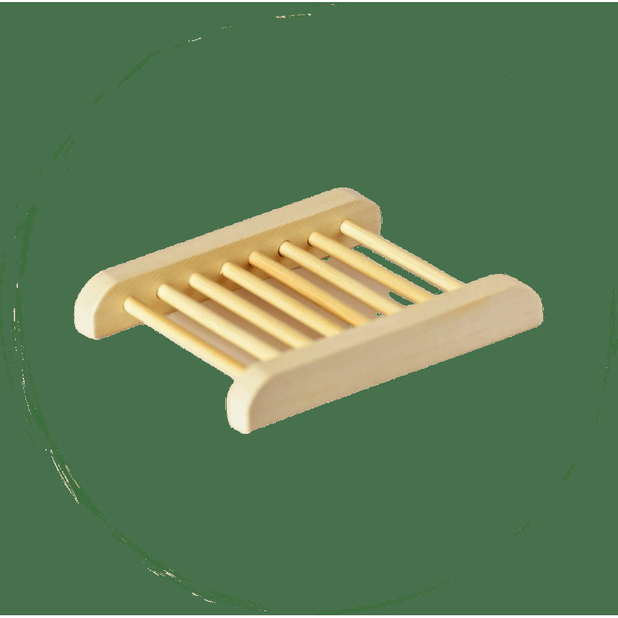 Natural Bamboo Soap Bar Dish. Eco-Friendly(D0102HEYUMA.)