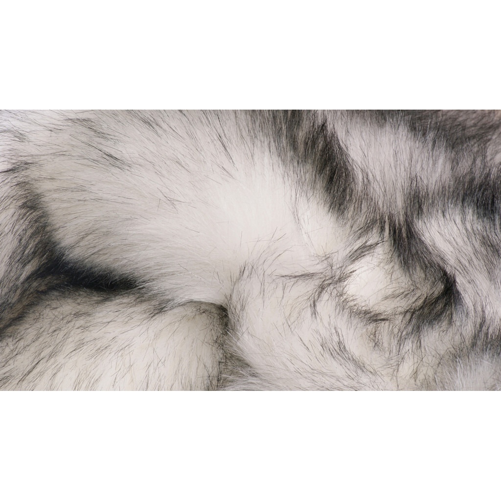 5' X 6' Grey Ombre Faux Sheepskin Non Skid Area Rug
