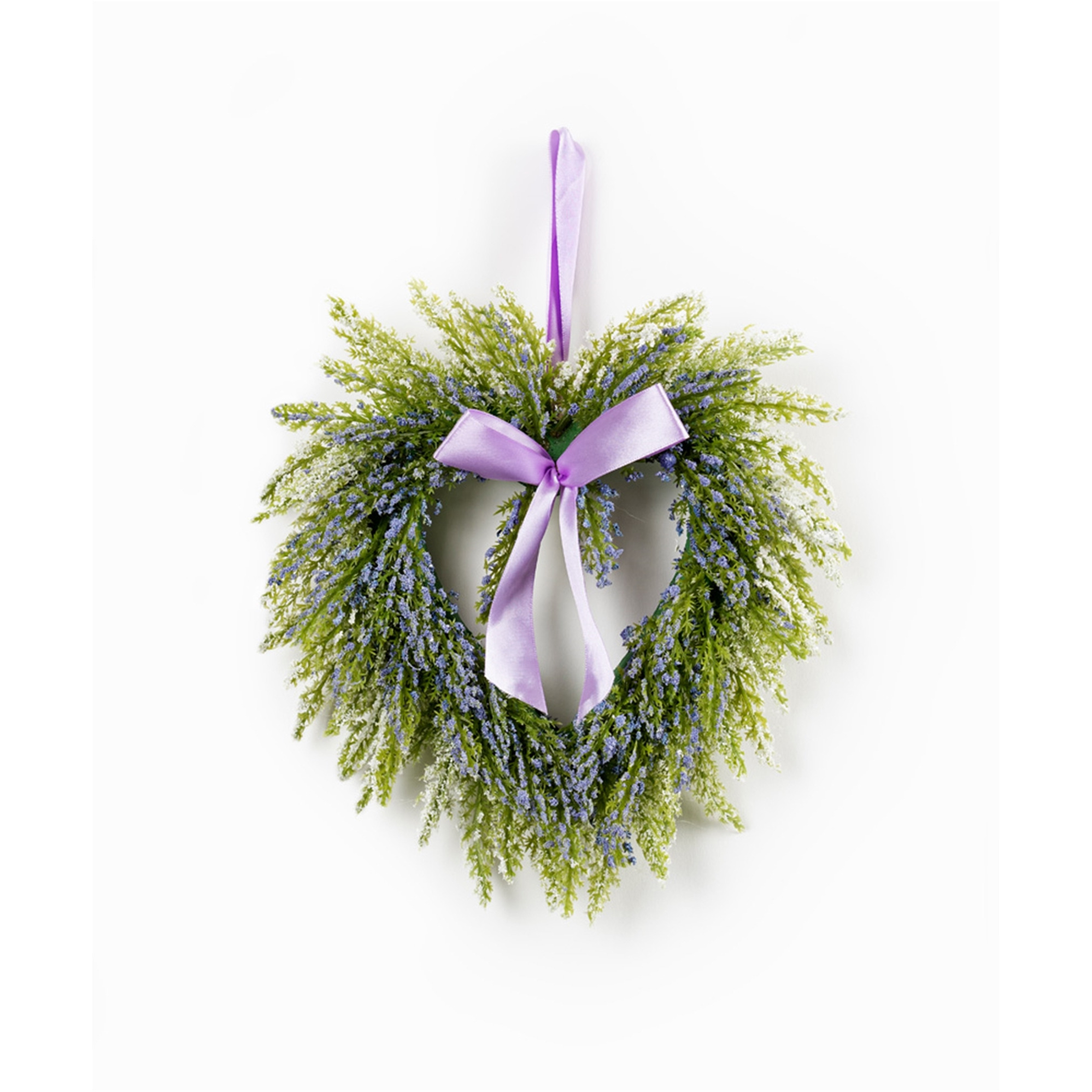 Lavender Heart Wreath (Set of 2)