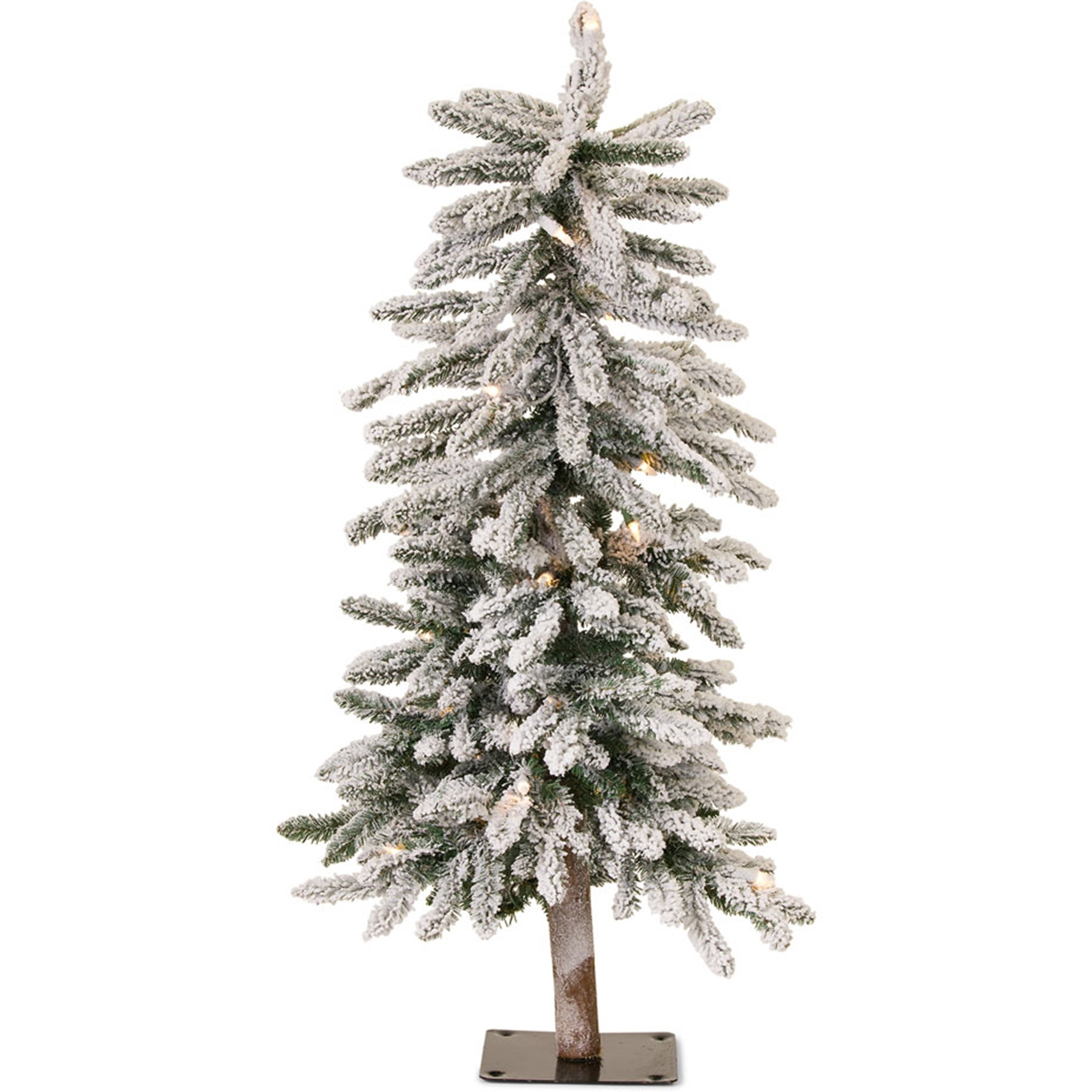 Flocked Alpine Tree