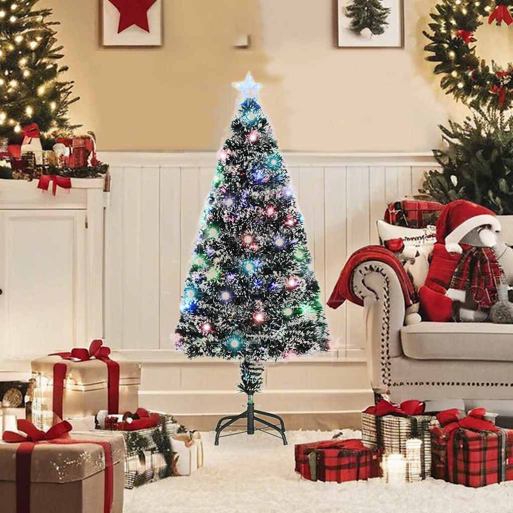 vidaXL Artificial Christmas Tree with Stand/LED 4 ft 135 Branches