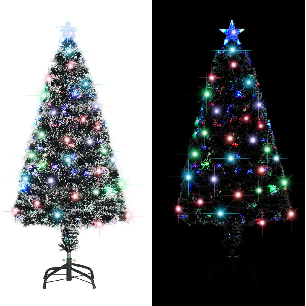 vidaXL Artificial Christmas Tree with Stand/LED 4 ft 135 Branches