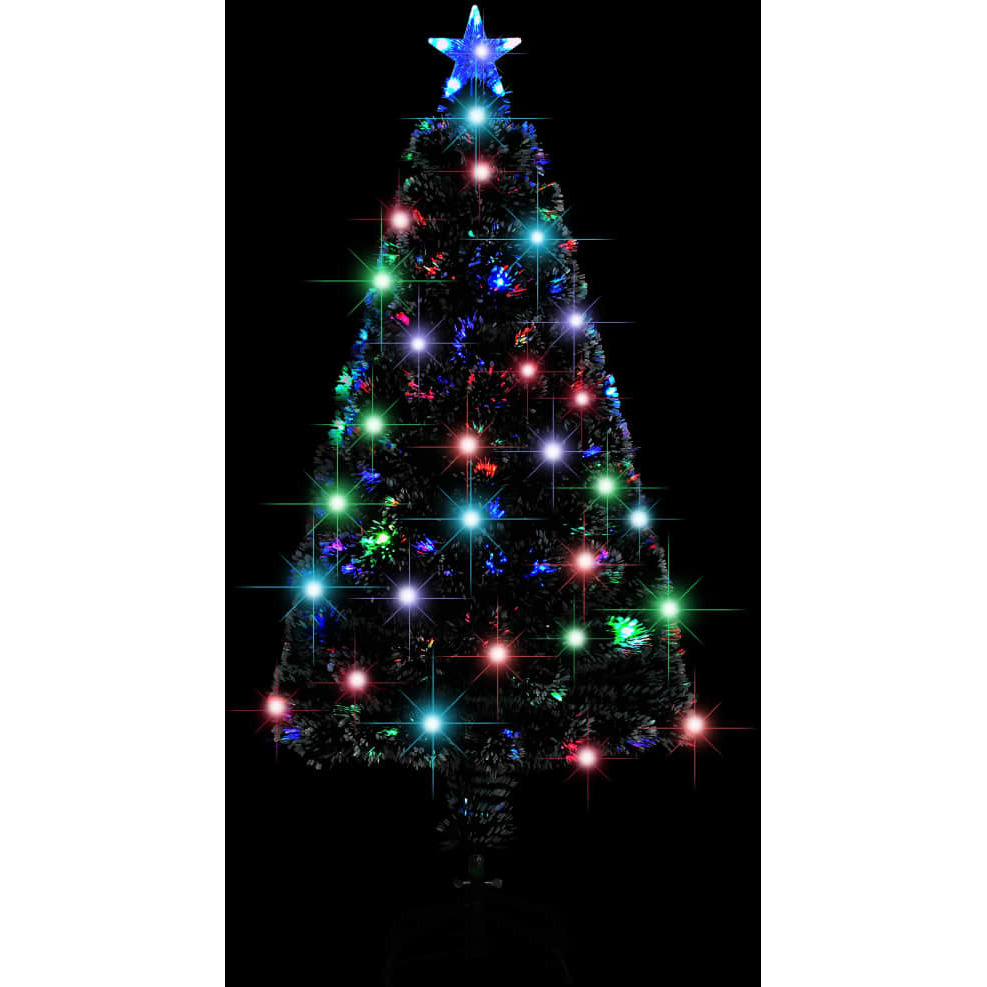 vidaXL Artificial Christmas Tree with Stand/LED 4 ft 135 Branches