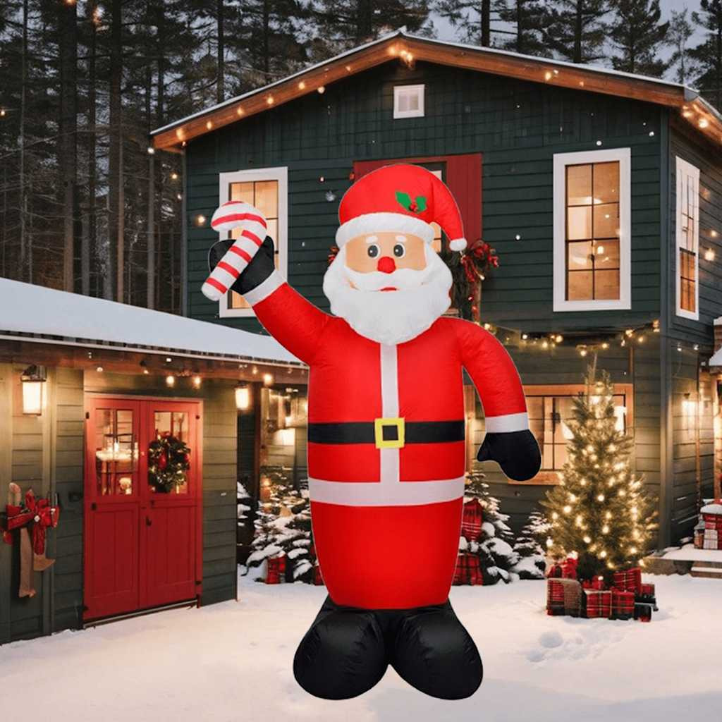 vidaXL Christmas Inflatable Santa Claus 8 ft