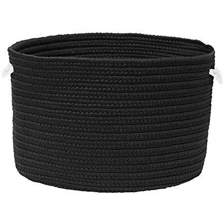 Colorful Braided Toy Basket - Onyx 12&quotx12&quotx8"