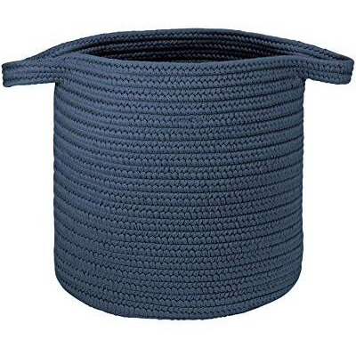 Farm Braided Laundry Basket  - Dusk Blue 16&quotx16&quotx20"