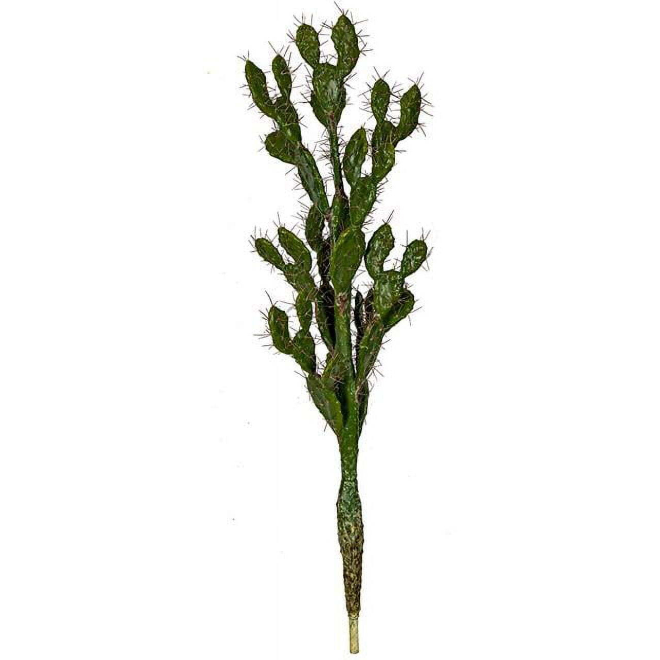Autograph Foliages A-183190 52 in Prickly Pear cactus with Needles  green