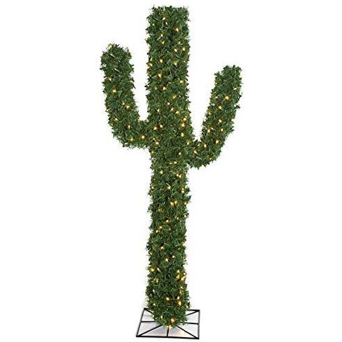 Autograph Foliages c-183004 55 ft PVc Holiday cactus Trees  green