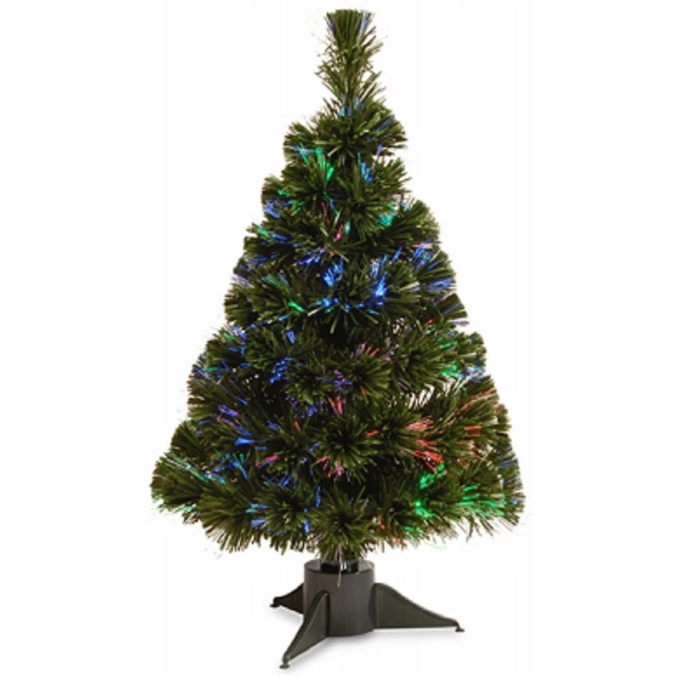 24 in Evergreen Ice Fiber Optic Artificial Tree