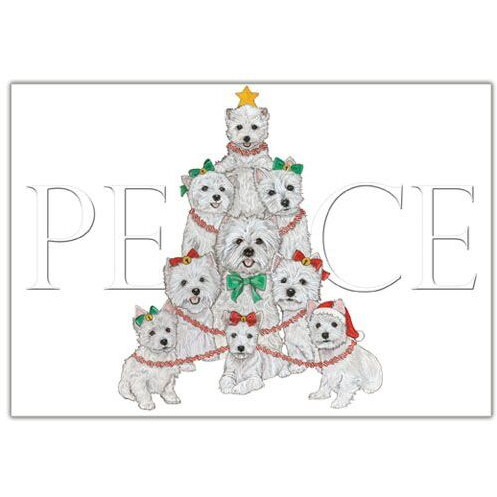 Pipsqueak Productions  Westie Holiday Boxed cards