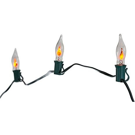 Kurt S Adler  Inc UL0702 Kurt Adler 10-Light Flicker Flame Light Set