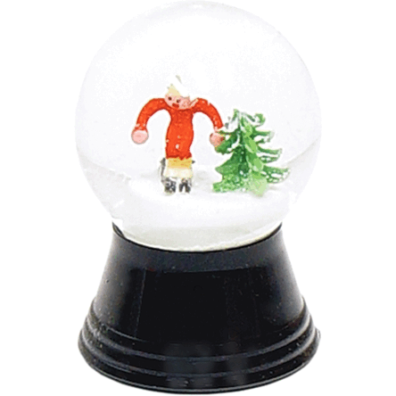 PERZ PR1224 Perzy Snowglobe - Small Skier