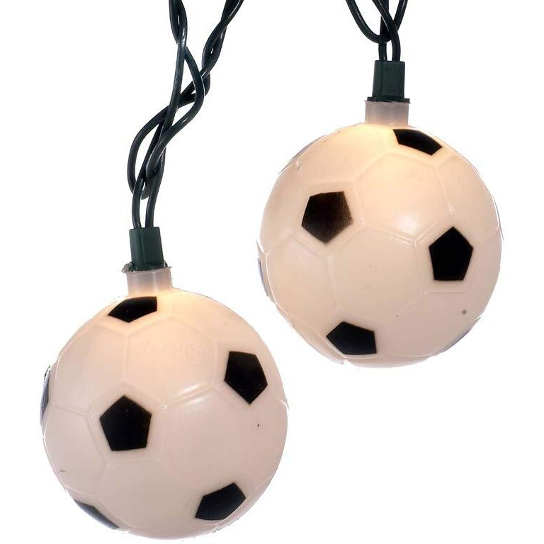 Kurt S Adler  Inc UL0017 Kurt Adler 10-Light Soccer Ball Light Set