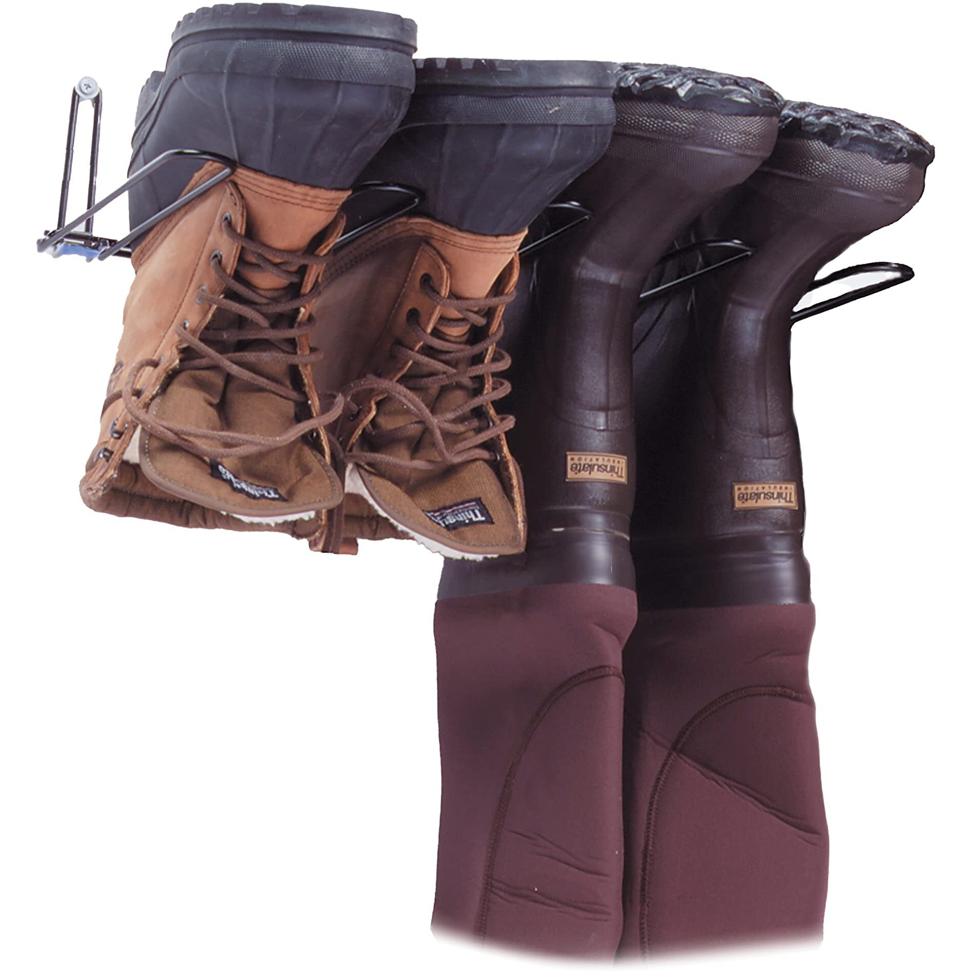 RackEm Racks 1002 2-Pair Boot Rack - Black