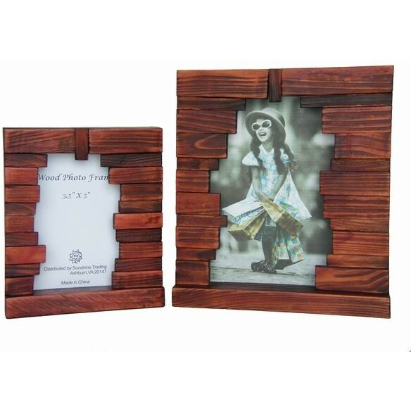 Sunshine Trading ST-09-7 Handmade Wood Photo Frame - 5 x 7 Inch