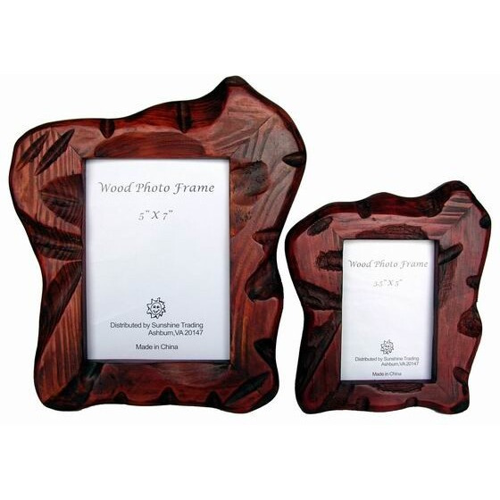 Sunshine Trading ST-08-7 Handmade Wood Photo Frame - 5 x 7 Inch