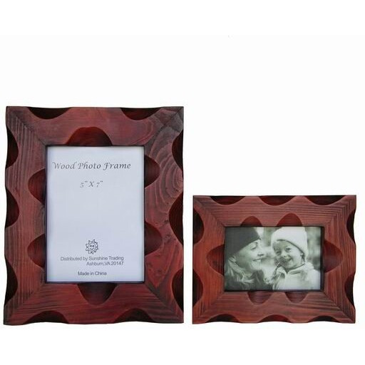 Sunshine Trading ST-34-7 Handmade Wood Photo Frame - 5 x 7 Inch