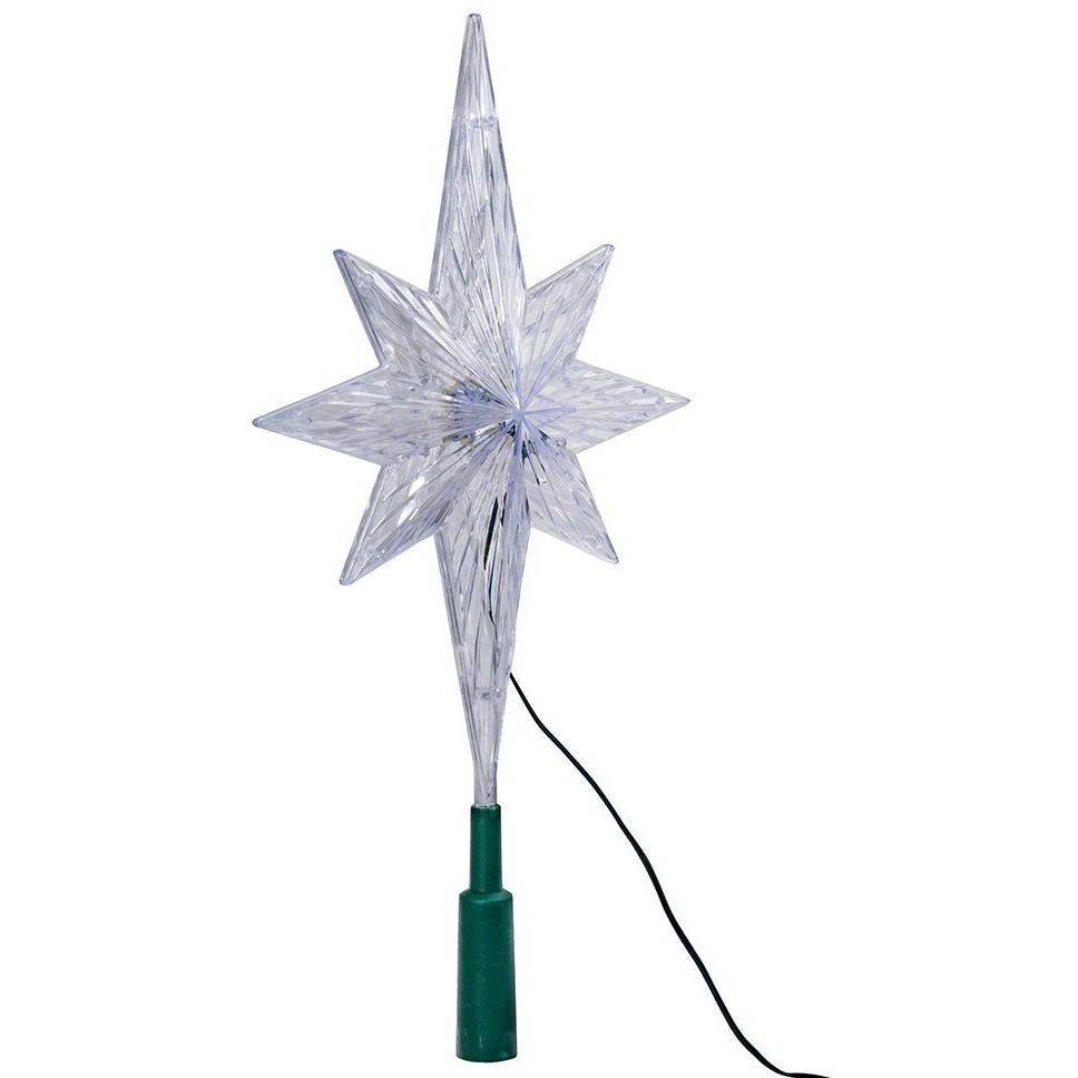 Kurt S Adler- Inc UL1827 Kurt Adler 1125&apos&apos UL Polar Star Treetop with LED color-changing Light