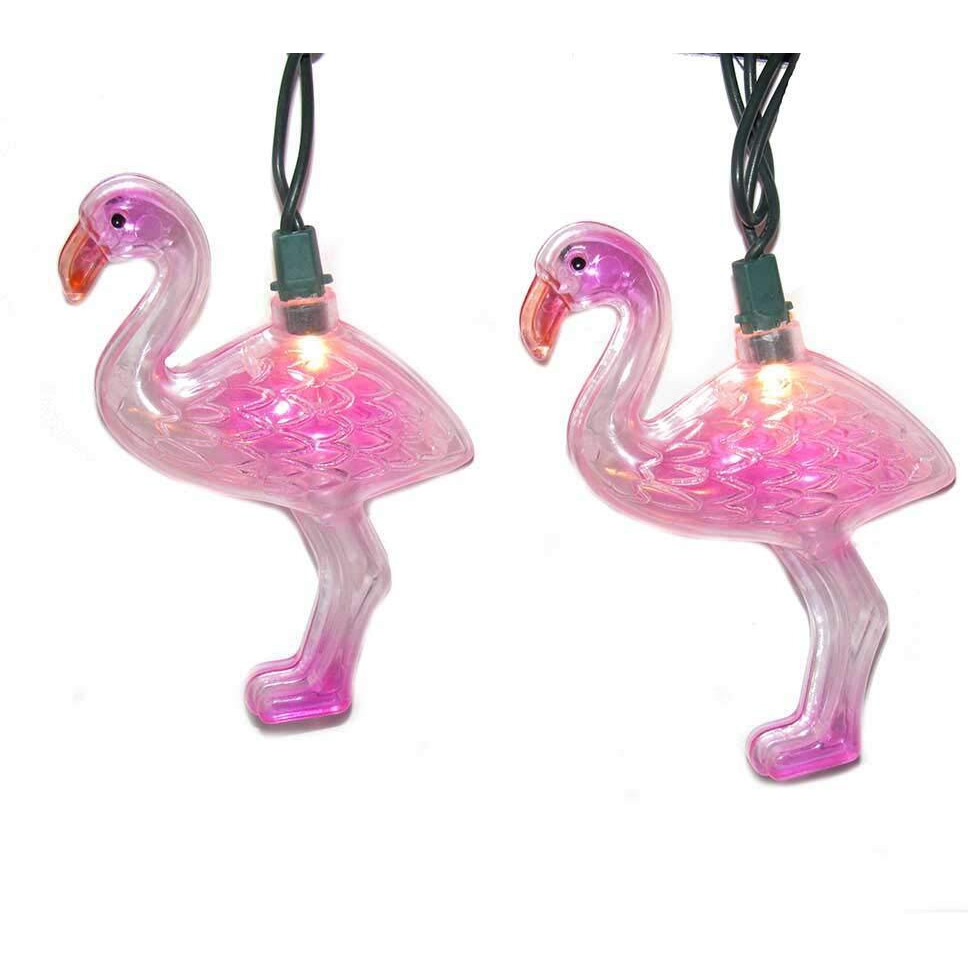 Kurt S Adler&44 Inc UL0763 Kurt Adler 10-Light Flamingo Novelty Light Set