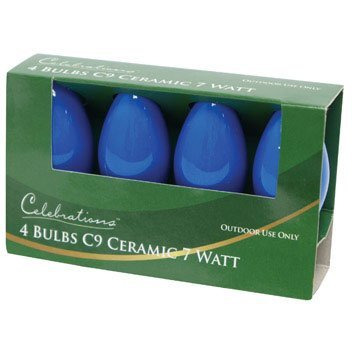 celebrations UTTY2411 Blue ceramic c9 Replacement Bulbs