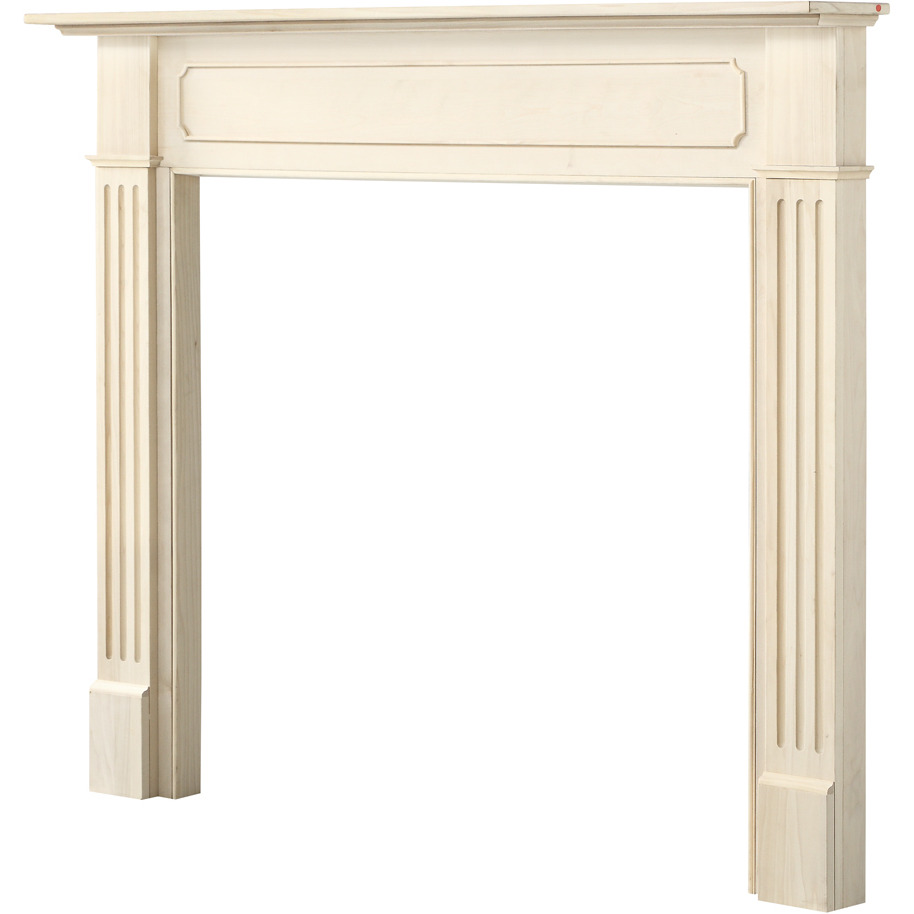 Pearl Mantels 110-56 56 in The Williamsburg Fireplace Mantel  Unfinished