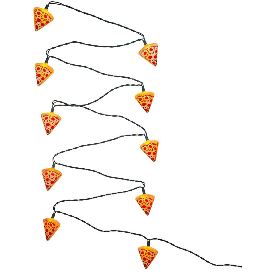 Kurt S Adler- Inc UL4215 Kurt Adler IndoorOutdoor 10-Light Pizza Light Set