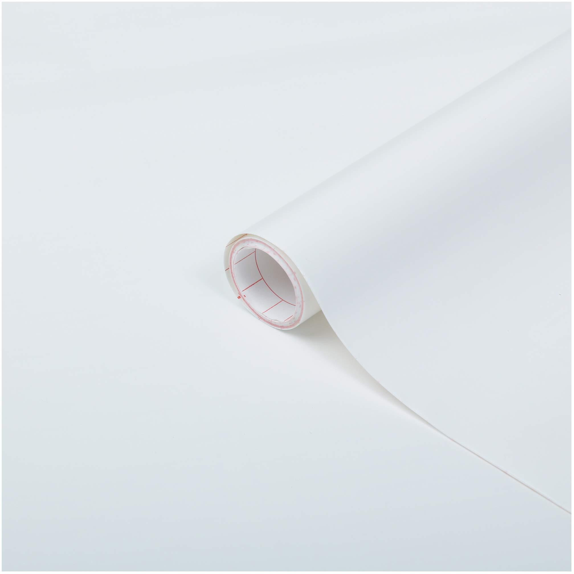 Dc-fix 346-8006 26 x 78 in Decorative Self Adhesive Film  Matt White